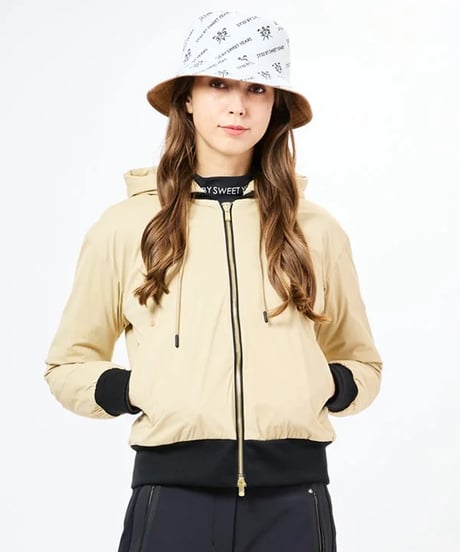 【SY32 by SWEET YEARS GOLF】KNIT LAMINATION PADED JK