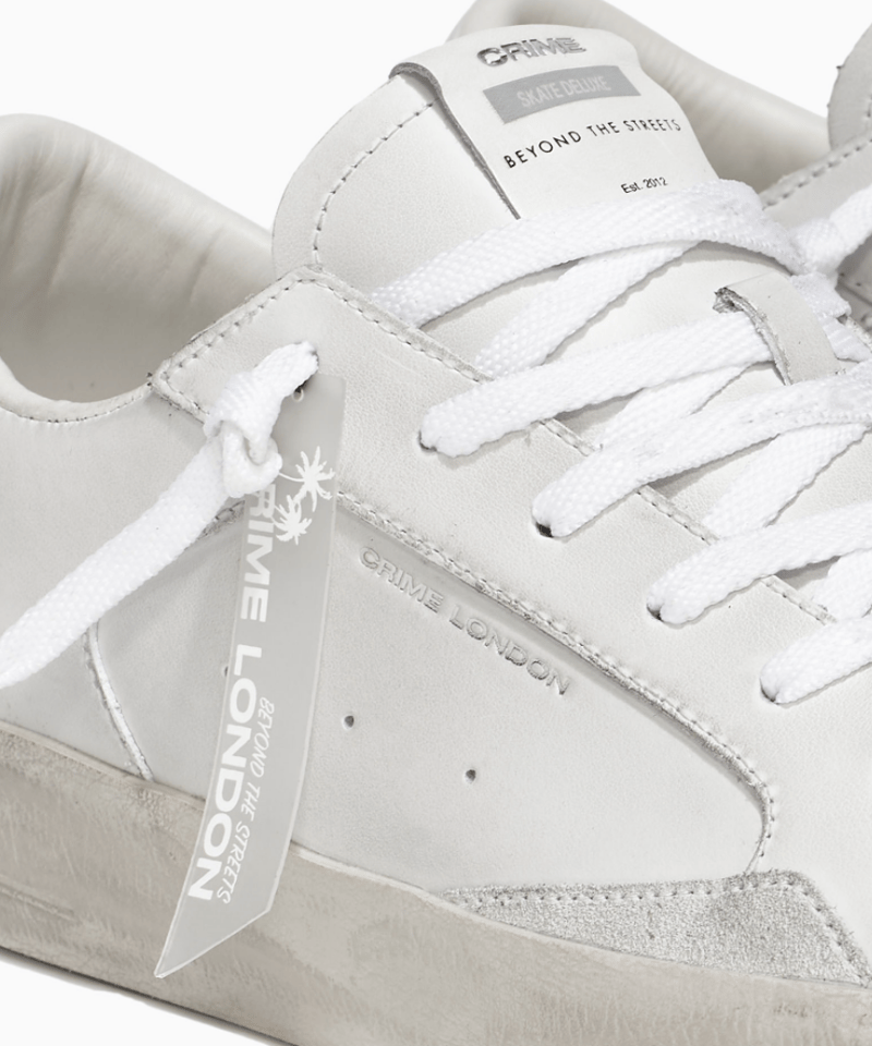 CRIME LONDON】SK8 DELUXE - ALL WHITE | MICHELLE CRIME LONDON】SK8 DELUXE - ALL WHITE | MICHELLE
