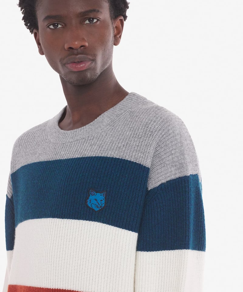 MAISON KITSUNE】BOLD FOX HEAD PATCH COMFORT RIB MAISON KITSUNE】BOLD FOX HEAD PATCH COMFORT RIB