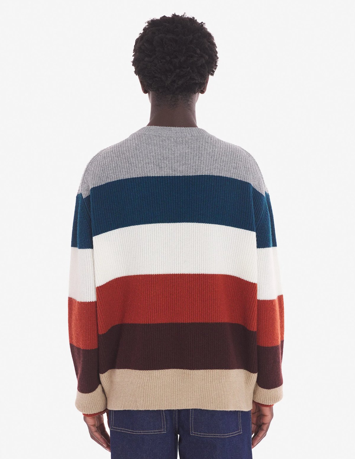 MAISON KITSUNÉ BOLD FOX HEAD ウールニット美品 BOLD FOX HEAD PATCH REGULAR JUMPER（ニット/セーター