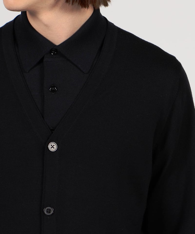 新品tomorrowland スーパーファインメリノウール Vネックカーディガン TOMORROWLAND tricot スーパーファインメリノウール Vネック