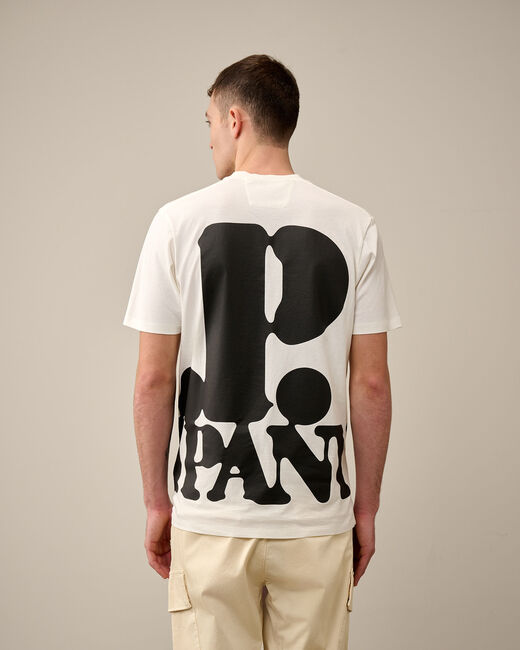 C.P.COMPANY】30/1 Jersey Relaxed Logo T-shirt |