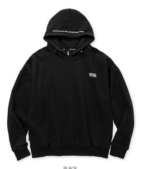【SY32 by SWEET YEARS 】NAME TAG BIG SILHOUETTE P/O HOODIE