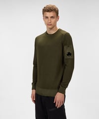 【C.P.COMPANY】Merino Wool Plain Jumper