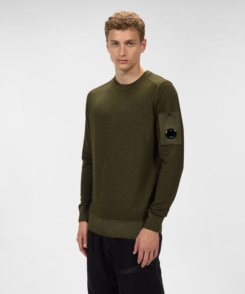 C.P.COMPANY】Merino Wool Plain Jumper | MICHELL