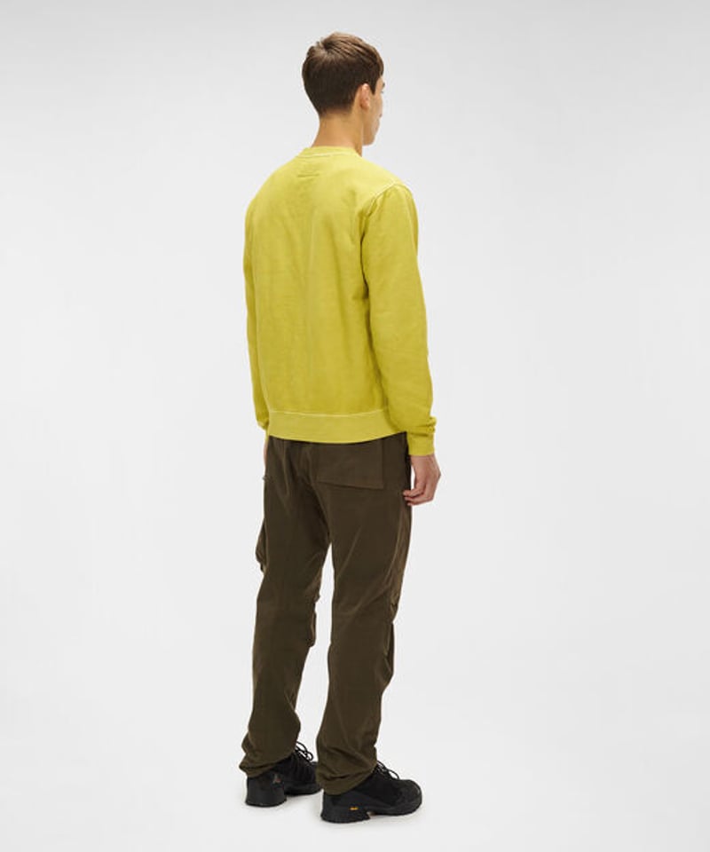 C.P.COMPANY】Brushed & Emerized Diagonal Fleece