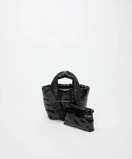 【VeeCollective】Porter Tote Mini Black Vinyl