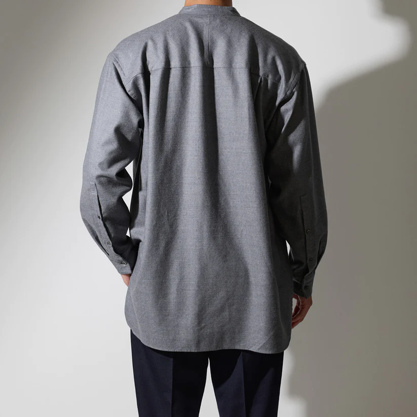 colon】CSH-1 / 1in-Pleats Longshirt -Wool Flan