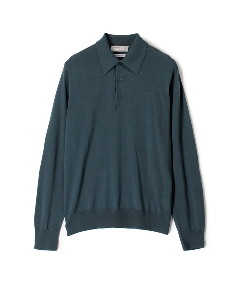【本日限定値下げ】TOMORROWLAND メリノウール ニットポロ TOMORROWLAND｜TOMORROWLAND tricot スーパーファインメリノ