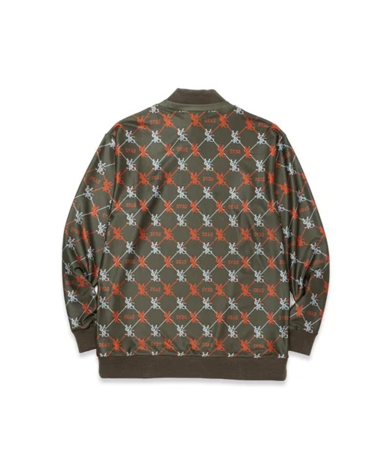 SY32 Mサイズ カーキ PANEL BORDER SWEATER SY32 Mサイズ カーキ PANEL