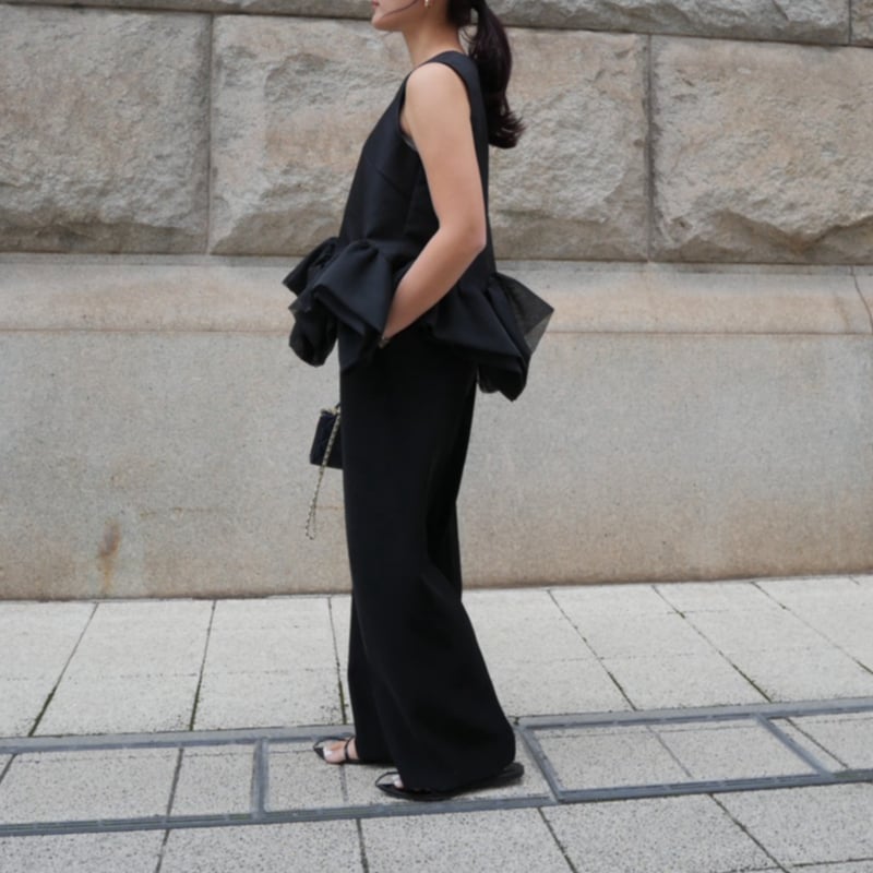 新品タグ付き　Heve へイヴ Prima Peplum JK ブラック38 予約】Mermaid Peplum BL black | HEVE