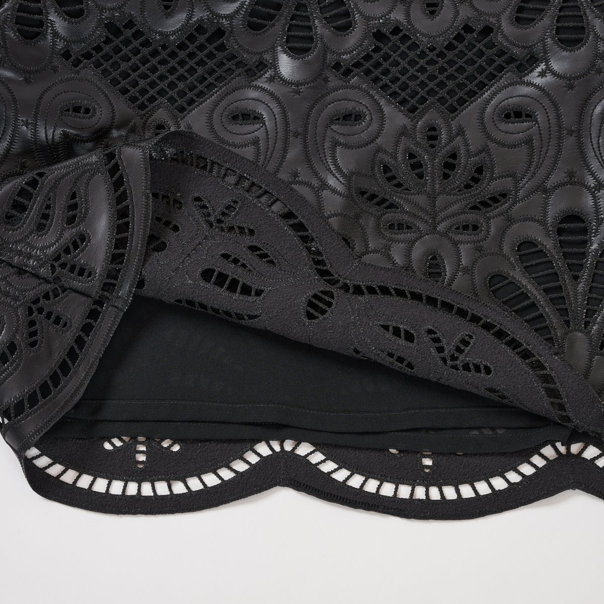 Leather Lace Scalap BL black | HEVE