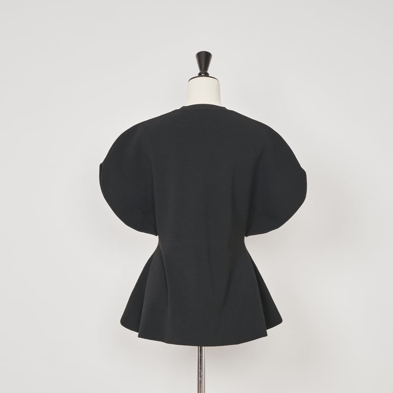 Arch Peplum knit black | HEVE