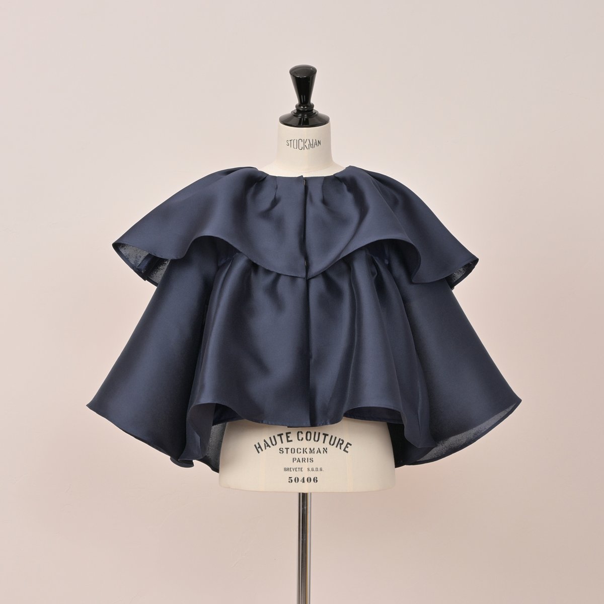 ラッフルジャケットBL ネイビー | HEVE 