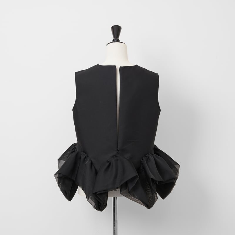 新品タグ付き　Heve へイヴ Prima Peplum JK ブラック38 Prima Peplum Sleeveless black | HEVE