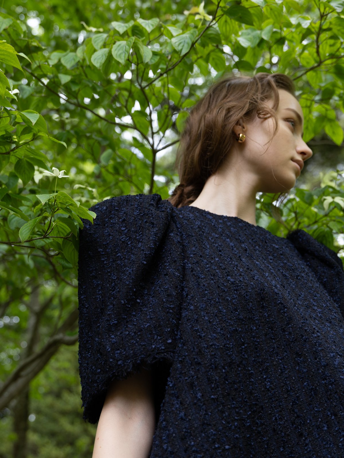 Bubbly Tweed navy | HEVE