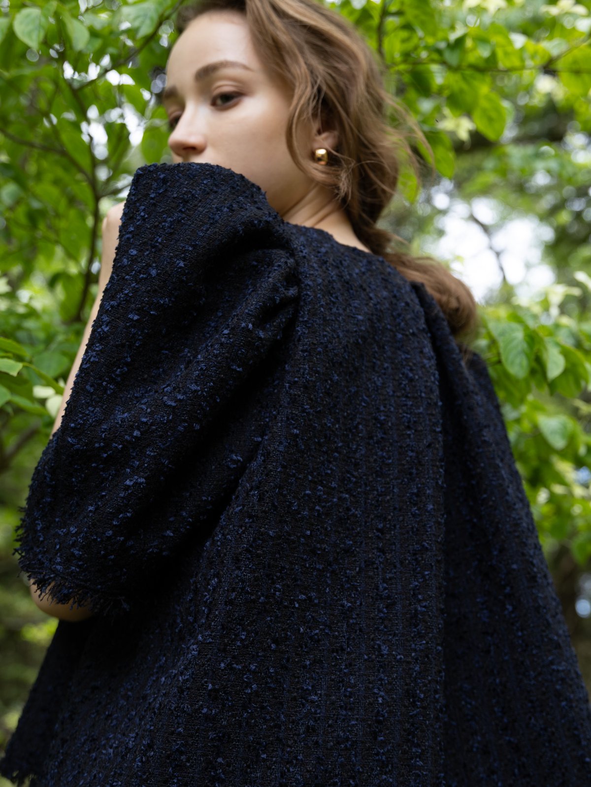 Heve bubbly Tweed black ヘイブ Bubbly Tweed black | HEVE