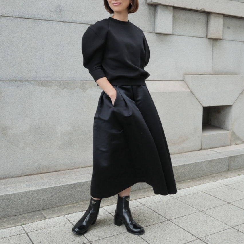 【美品】heve Cloudy Tops チャコール 美品】heve Cloudy Tops チャコール Cloudy Tops charcoal | HEVE