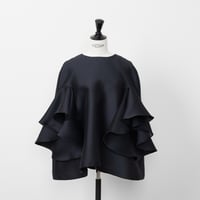 【新品】Heve Leather Lace Scalap PT BLACK 再予約】Leather Lace Scalap PT black | HEVE