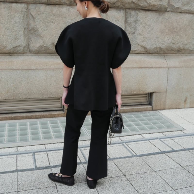 Arch Peplum knit black | HEVE