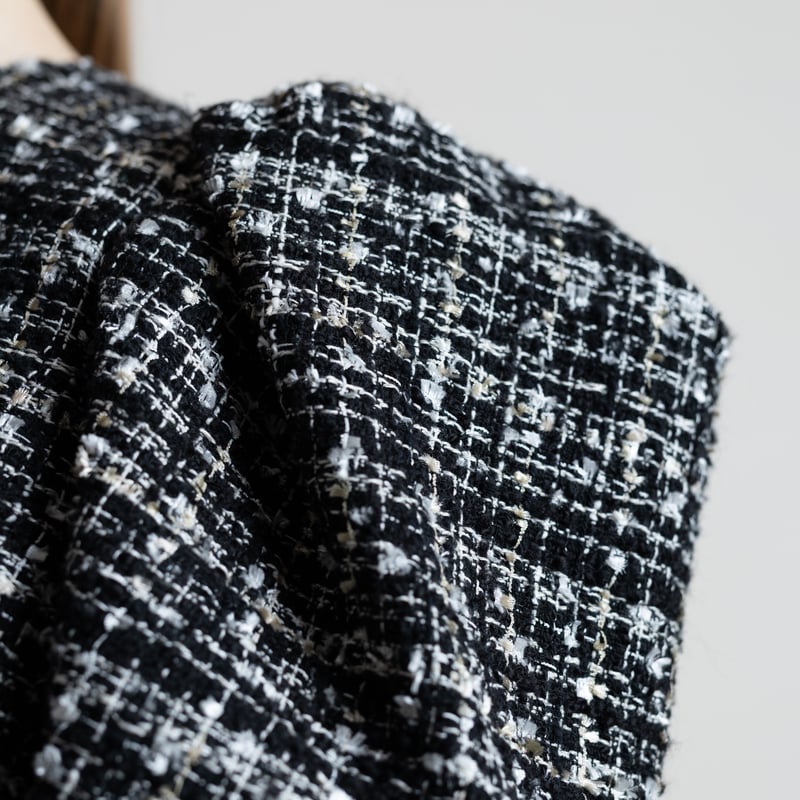 【極美品】Heve Bubbly Tweed black パフスリーブ ツイード Bubbly Tweed black | HEVE
