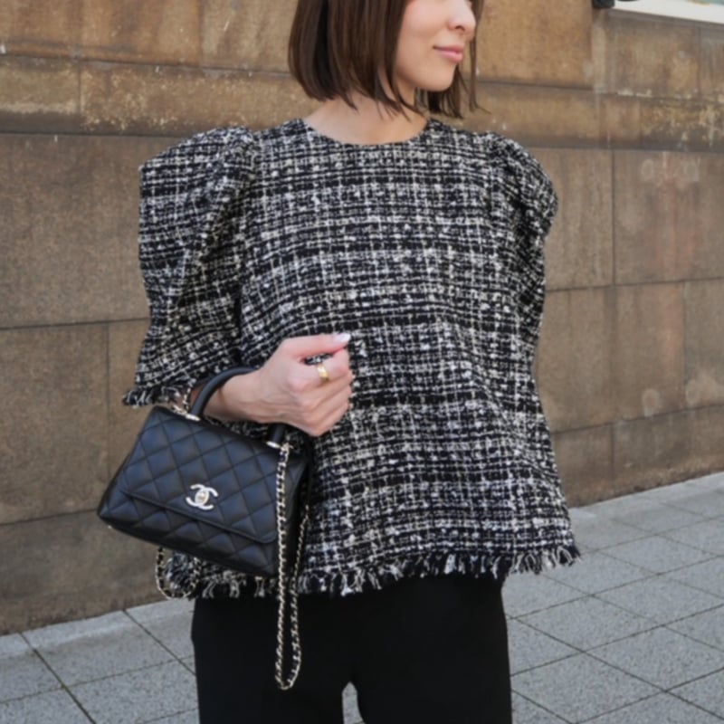 新品　HEVE へイヴ　Bubbly Tweed black Bubbly Tweed black | HEVE