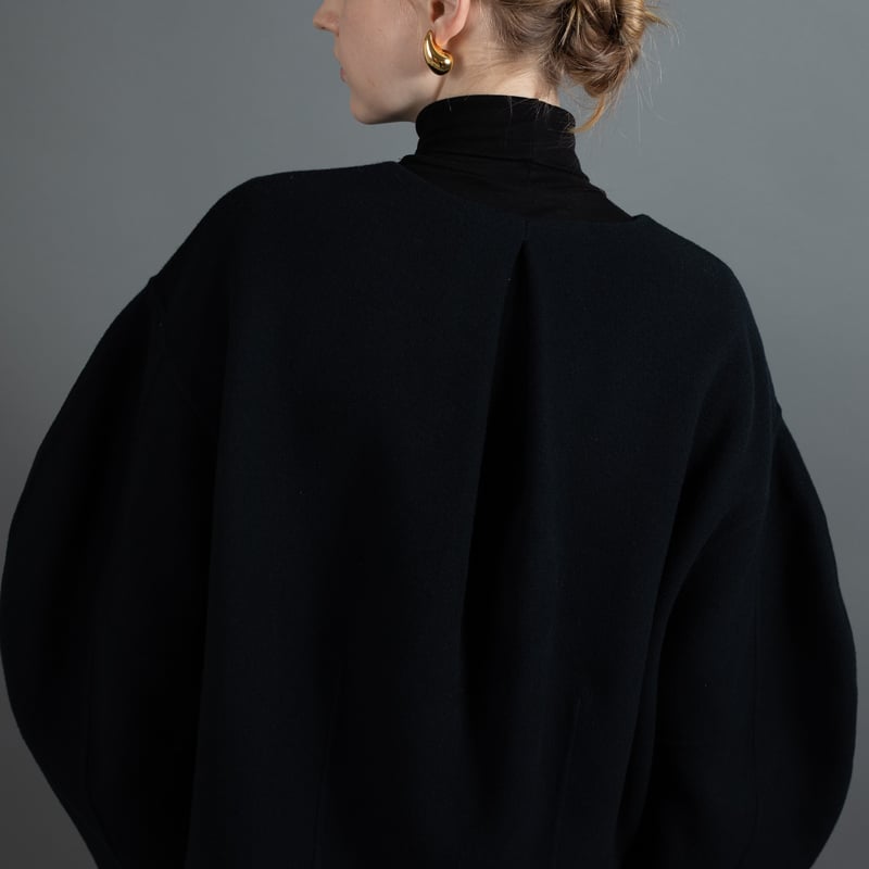 HEVEへイヴ リバージャケットコート rever jacket coat navy | HEVE