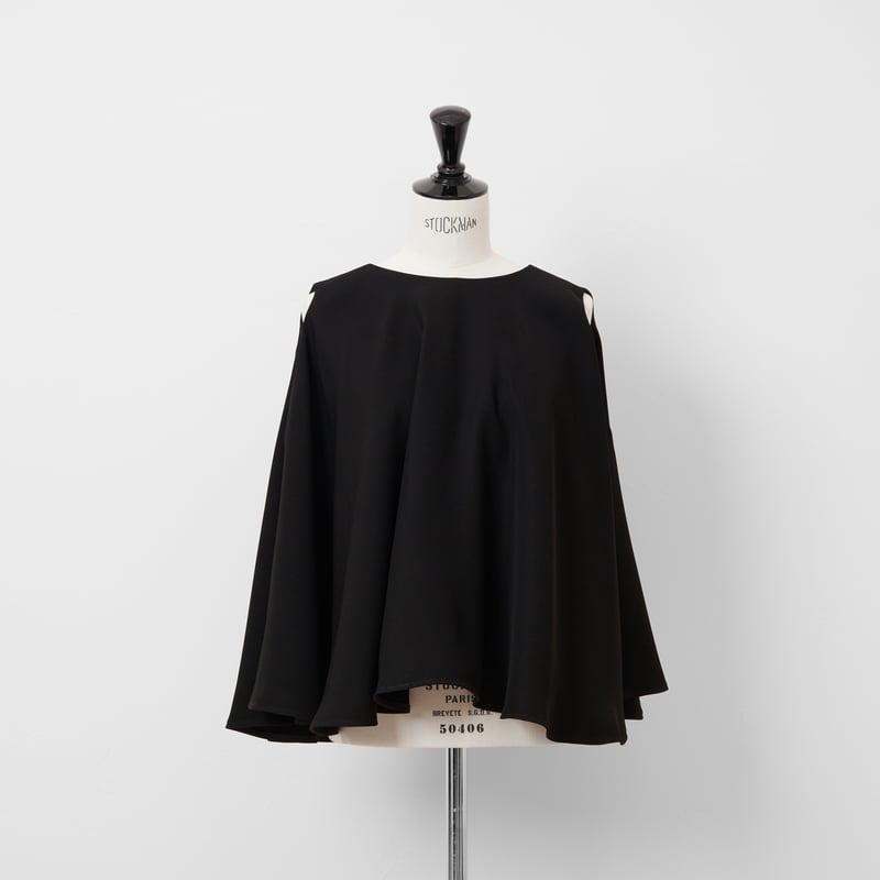 新品未使用　Heve ヘイブ　Papillon Blouse ネイビー Papillon Blouse black | HEVE