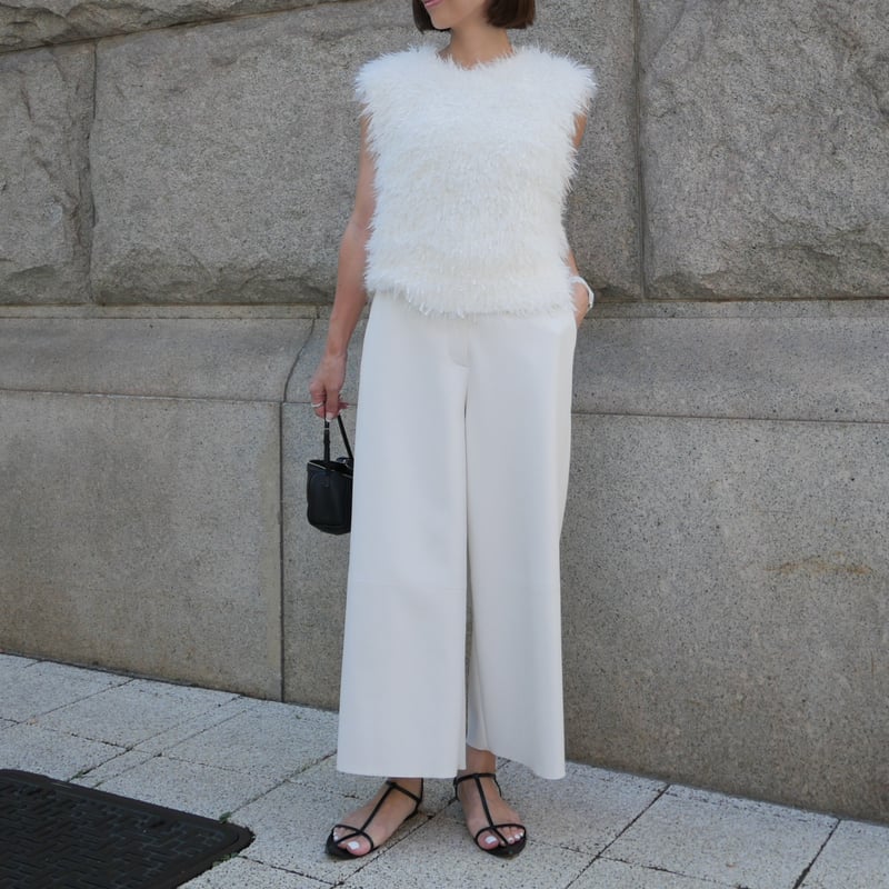 ディガウィック　金トレ Tinker Knit white | HEVE