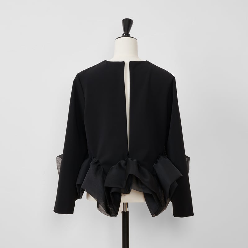 BL Peplum Prima HEVE トップス Prima HEVE | navy Sleeveless Peplum トップス