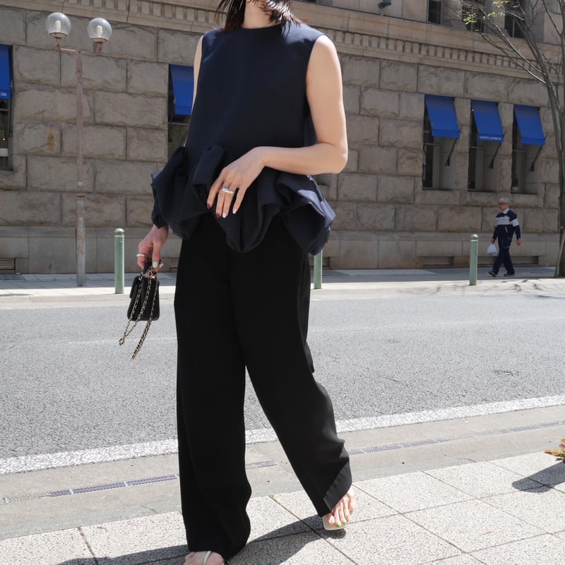 Prima Peplum Sleeveless navy | HEVE