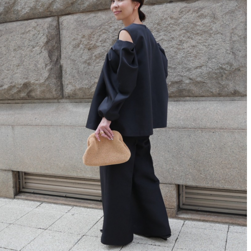 Heve カットオフシルキーBL ブラック 新品未使用 Cut off soulder BL black | HEVE