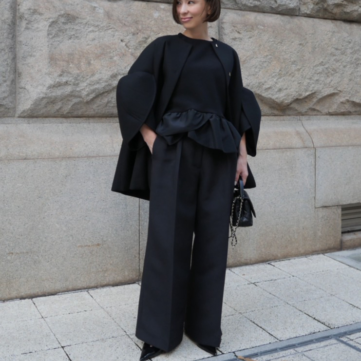 予約】Tulip Sleeve Bonding Coat | HEVE