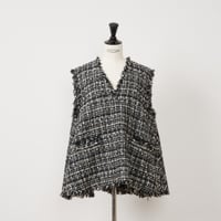 Tweed Gilet navy | HEVE