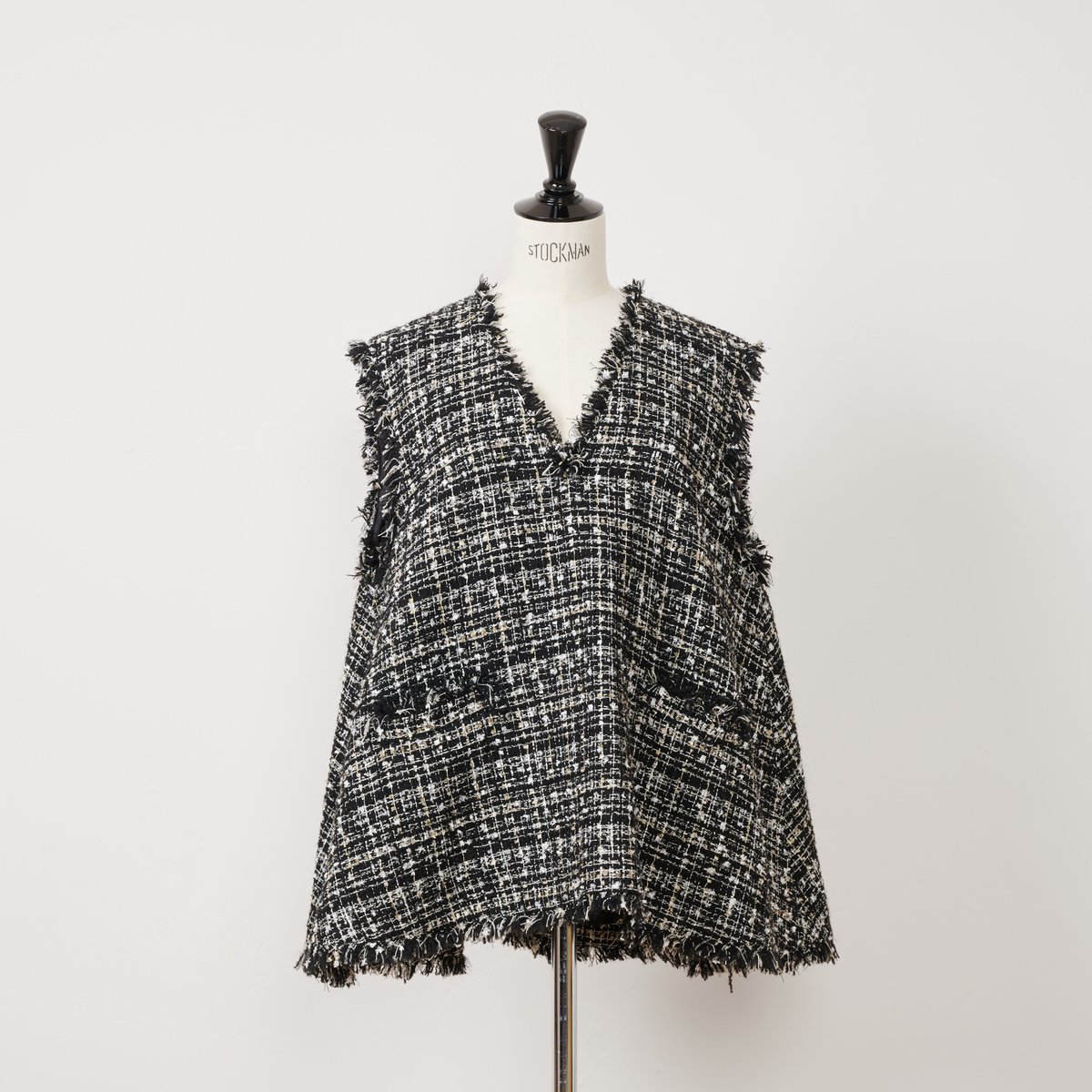 Jill Tweed Alani Vest ツイードベスVERY掲載