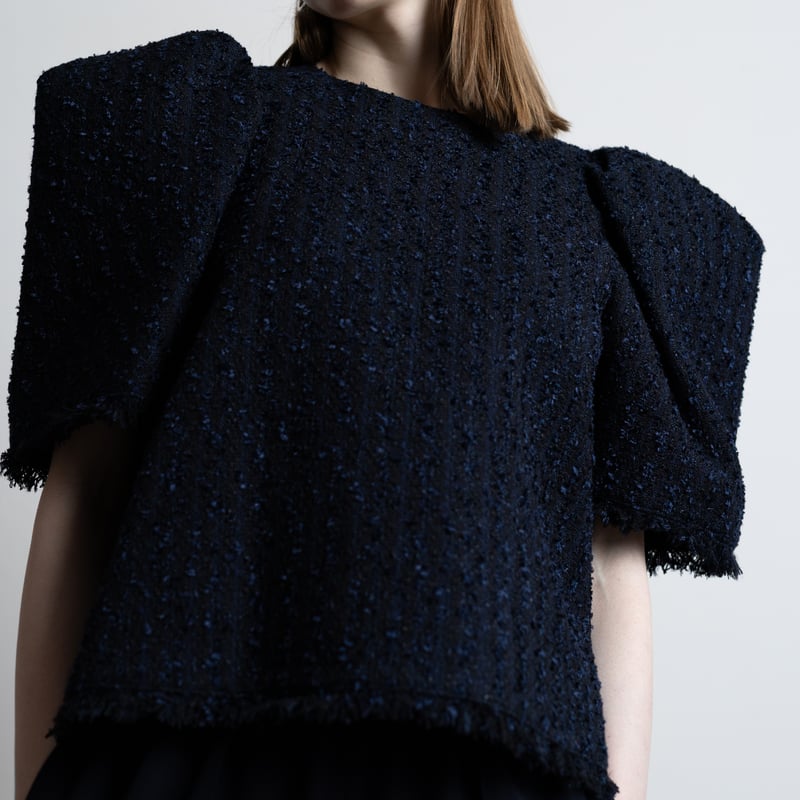 Bubbly Tweed navy | HEVE