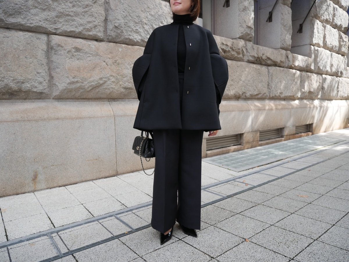 予約】Tulip Sleeve Bonding Coat | HEVE