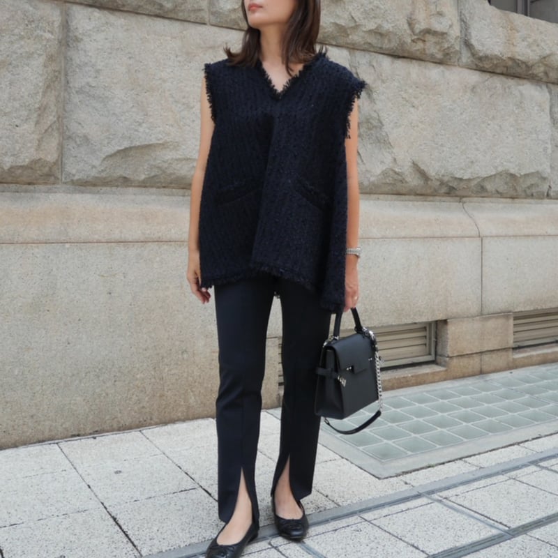 heve ツイードジレ　25AW 即日発送 CATEGORY ジレ・ベスト | HEVE