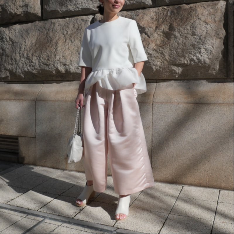 Heve PEONYペプラムBL ホワイト Heve heve ヘイヴ PEONY ペプラムBL ホワイト