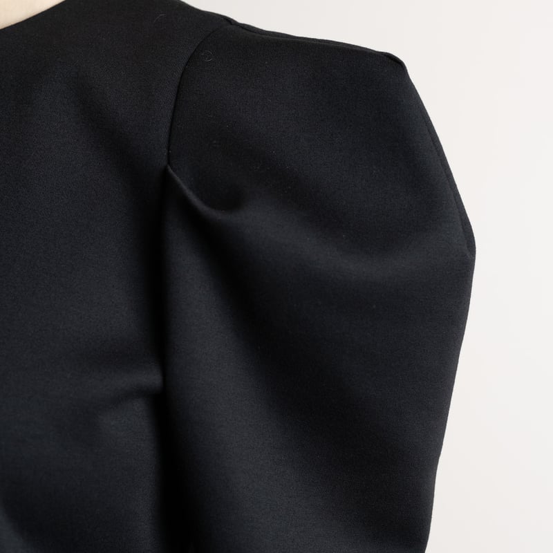 予約】Puff Shoulder Tops black | HEVE