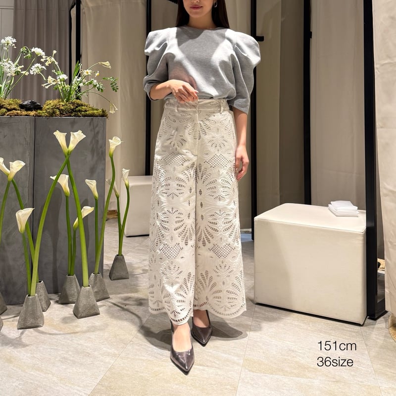 【新品未使用】HEVE Leather Lace Scalap BL white 再予約】Leather Lace Scalap BL white | HEVE