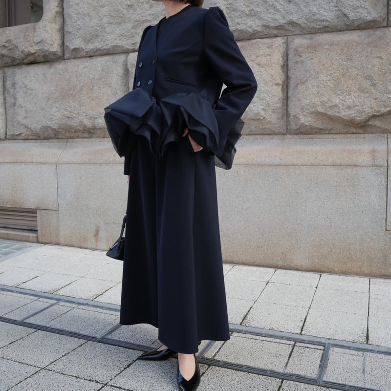 【新品未使用】HEVE Prima Flare Gaucho PT black Prima Flare Gaucho PT navy | HEVE