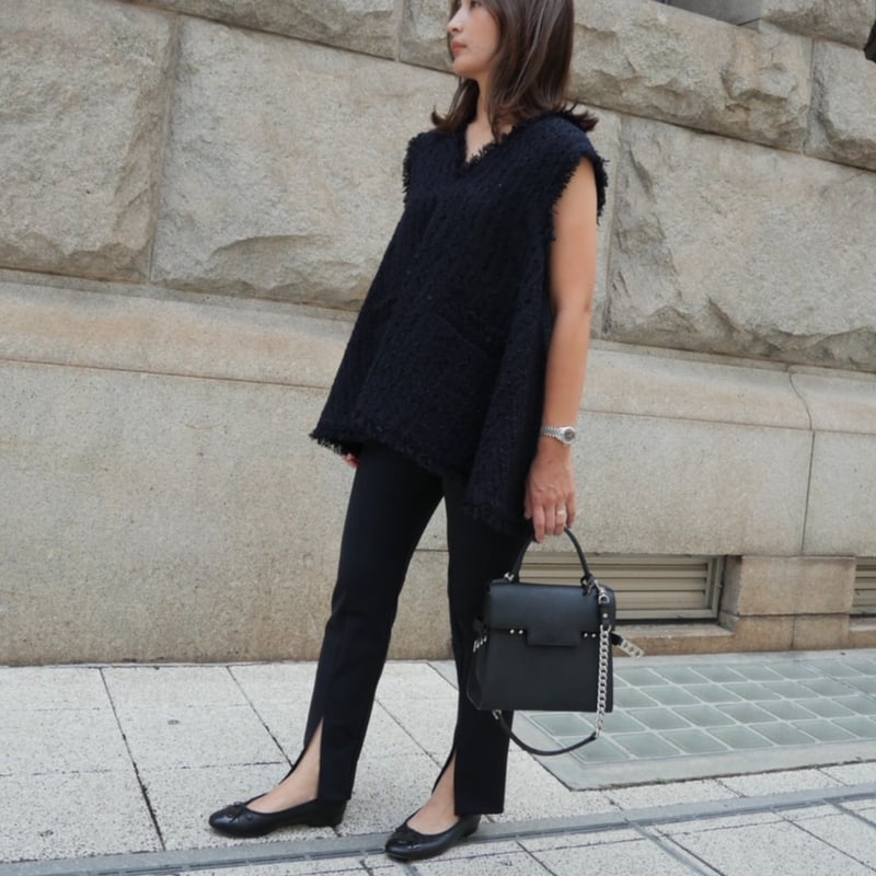 Tweed Gilet navy | HEVE