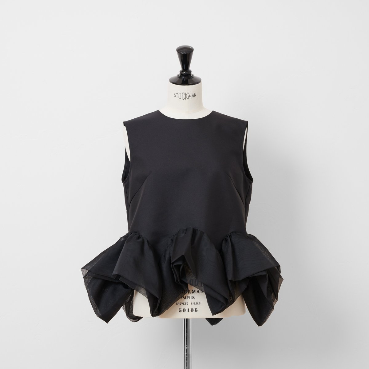 トップス HEVE Prima Peplum BL Prima Peplum Sleeveless black | HEVE