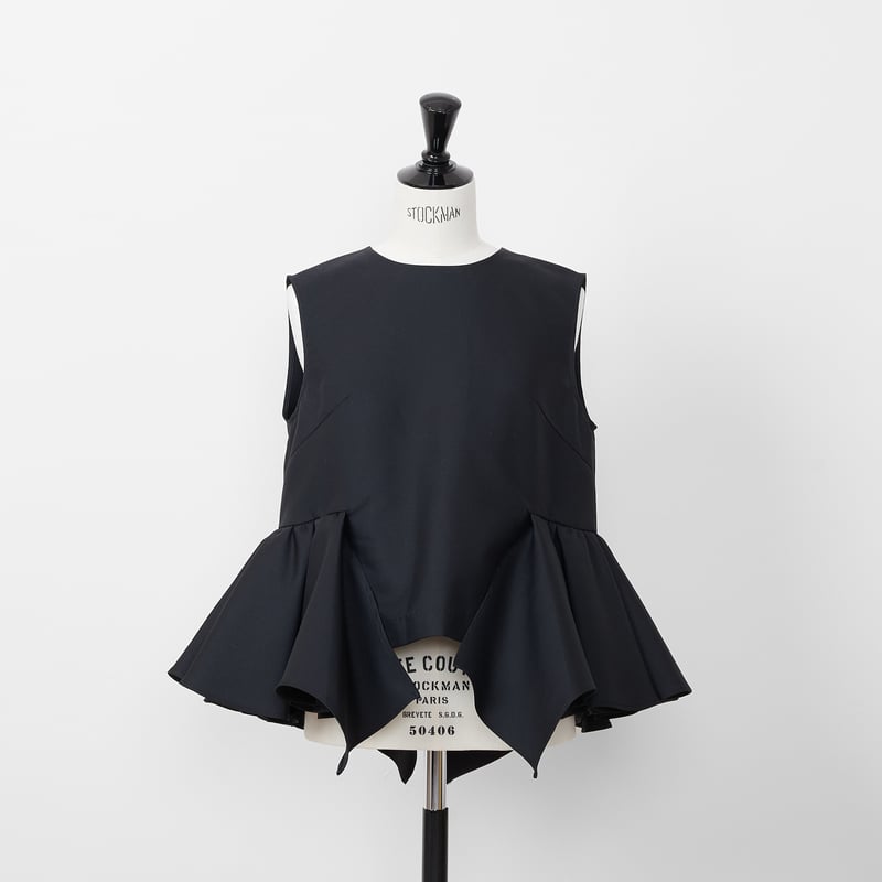 トップス heve Mermaid Peplum BL 予約】Mermaid Peplum BL black | HEVE
