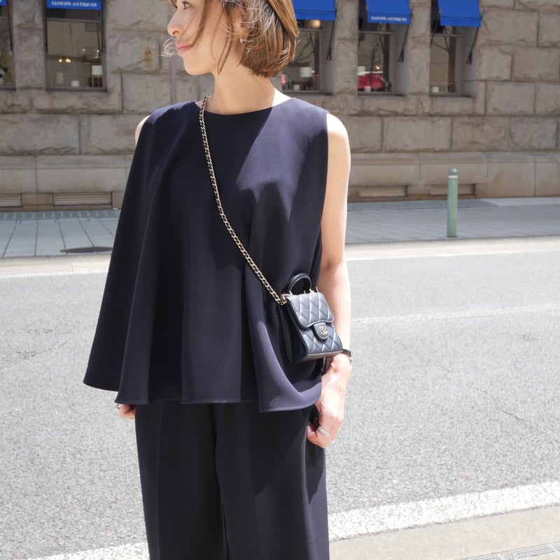 新品未使用　Heve ヘイブ　Papillon Blouse ネイビー 予約】Papillon Blouse navy | HEVE