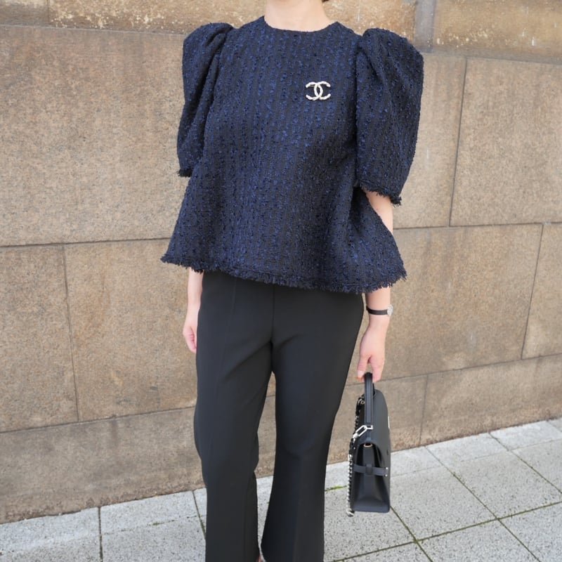 新品　HEVE へイヴ　Bubbly Tweed black Bubbly Tweed navy | HEVE