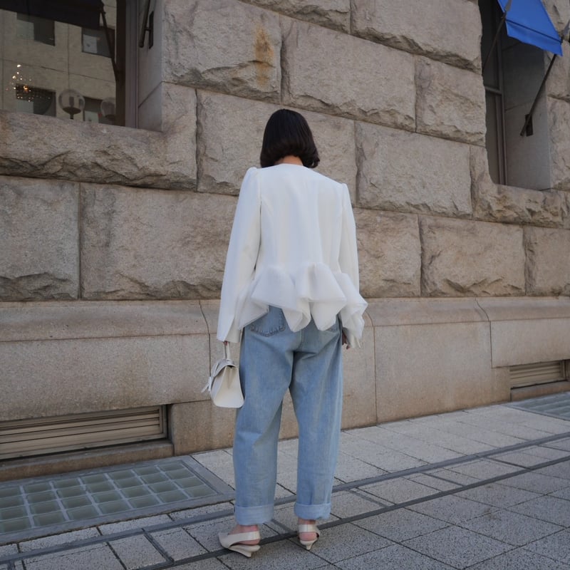 ジャケット・アウター HEVE Prima Peplum JK white Prima Peplum JK white | HEVE