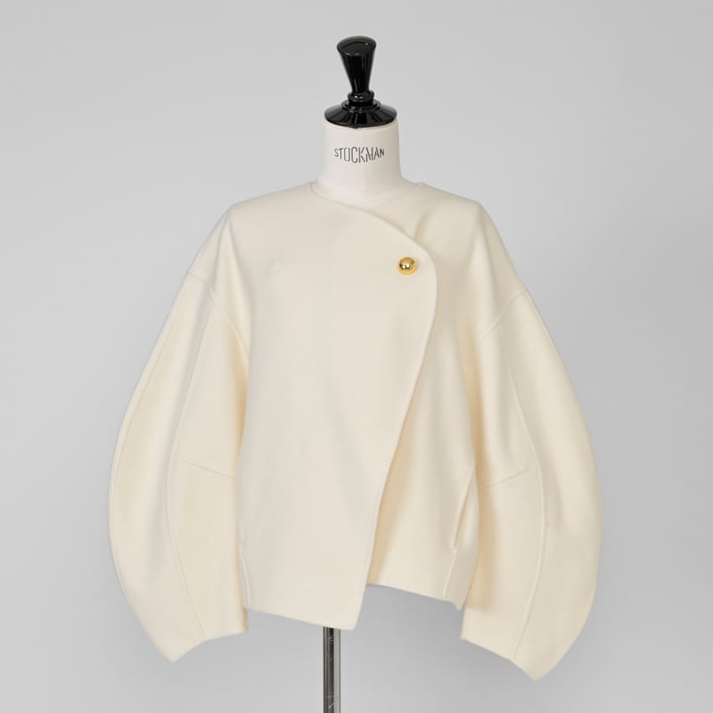 HEVEへイヴ リバージャケットコート rever jacket coat white | HEVE
