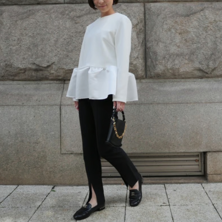 極美品 Heve へイヴ WHIPバルーンスリーブBL ブラウス ホワイト F 極美品 Heve へイヴ WHIPバルーンスリーブBL ブラウス ホワイト